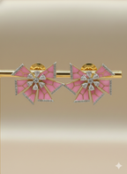 Art Deco Luxe Floral Studs