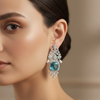 Blue Mist Diamond Necklace Ensemble