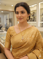 Elegant AC kundan chain pendant set