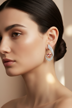 Blush Spark Swarovski Crystal Studs