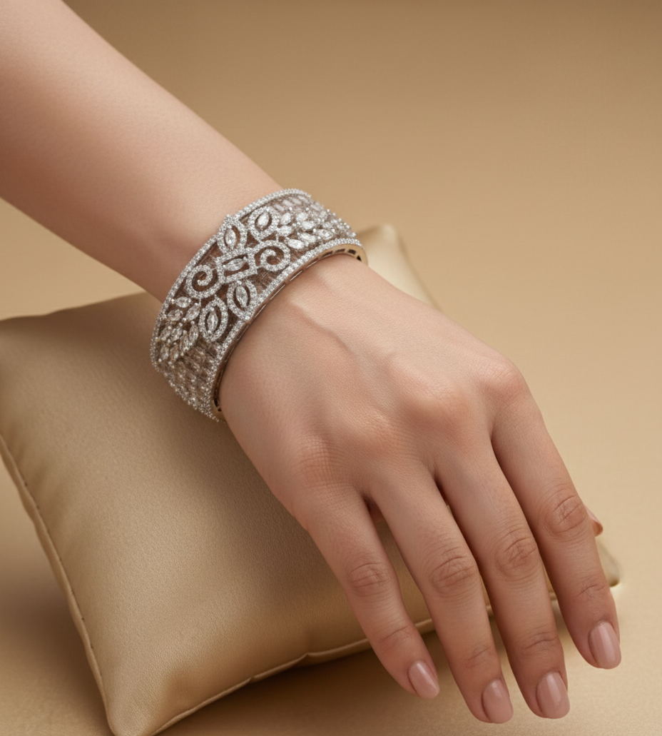 Blush Pink Invisible Sparkle Bracelet