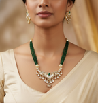 Royal Onyx Pearl Elegance Necklace Set