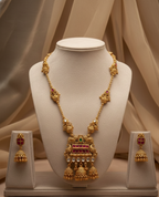 Rajwada Heritage Gold-Plated Kundan Necklace Set