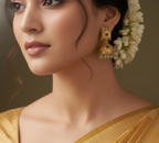 Antique Matte Gold Heritage Necklace Set