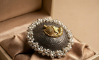 Big Size Antique Silver Replica Pearl Statement Ring