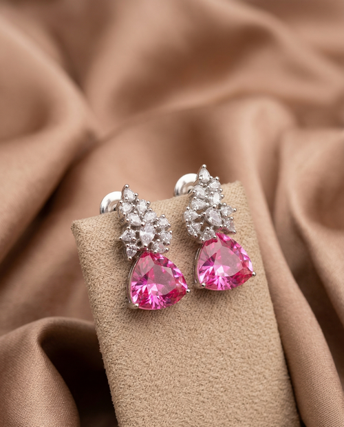 American Diamond & Swarovski Crystal Drop Studs