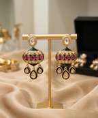 Rajsi Elegance Kundan Drop Earrings