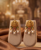 ✨ Divine Temple Necklace Set – Matt Polish ✨