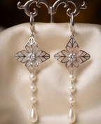 Pearl Bloom Anti-Tarnish Western Earrings