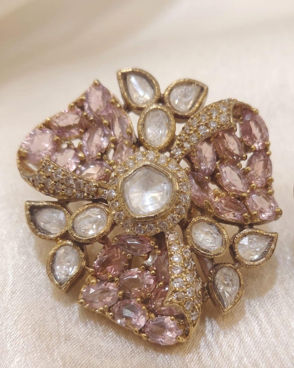 Blush Royale Kundan Studs — elegant, premium, and perfectly suited to the soft baby-pink stones.
