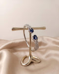 Sapphire Royale Front-Openable Bracelet