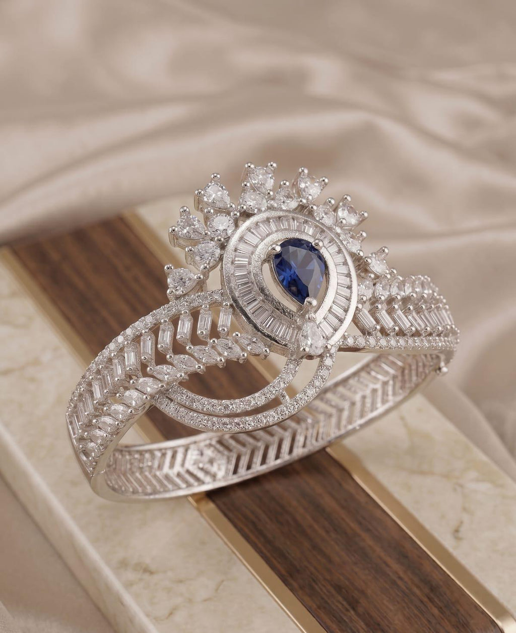 Royal Sapphire American Diamond Bracelet