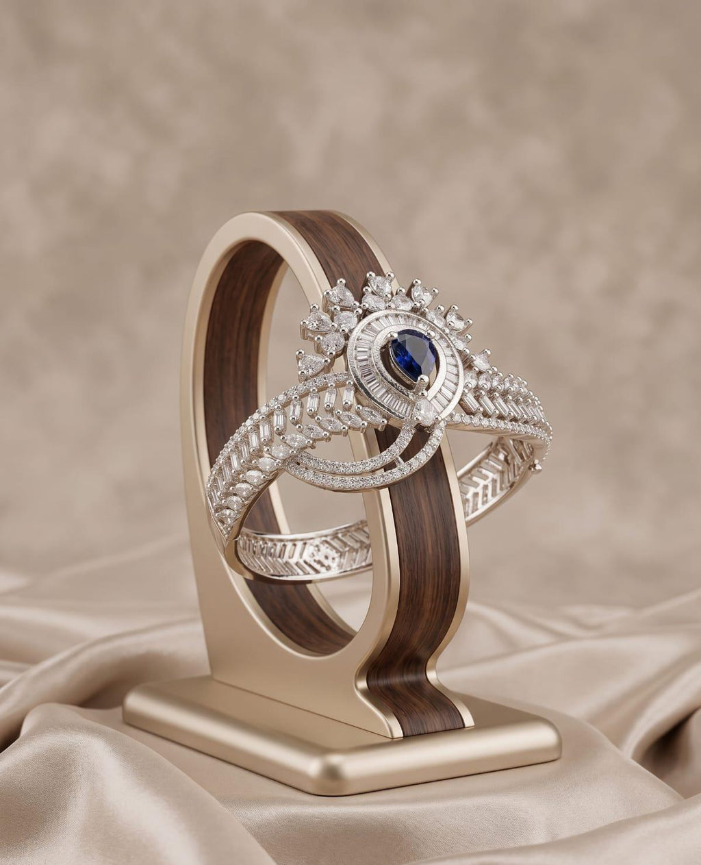 Royal Sapphire American Diamond Bracelet