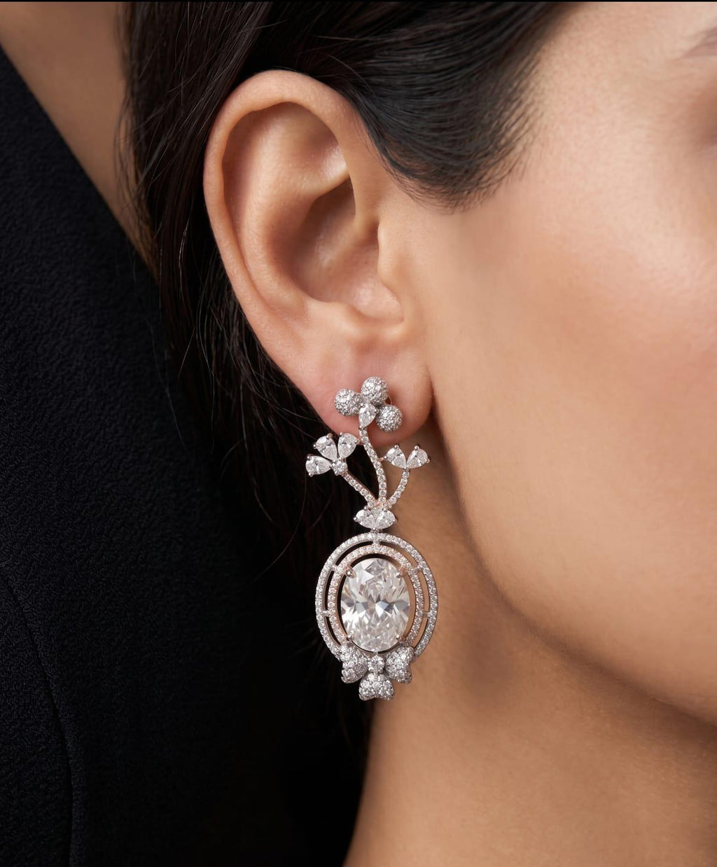 Victoria Polish American Diamond Earrings
