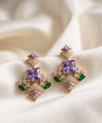 Lavender Luxe Imported AD Earrings