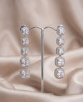 Classic Solitaire Drop American Diamond Earrings
