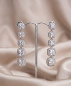 Classic Solitaire Drop American Diamond Earrings
