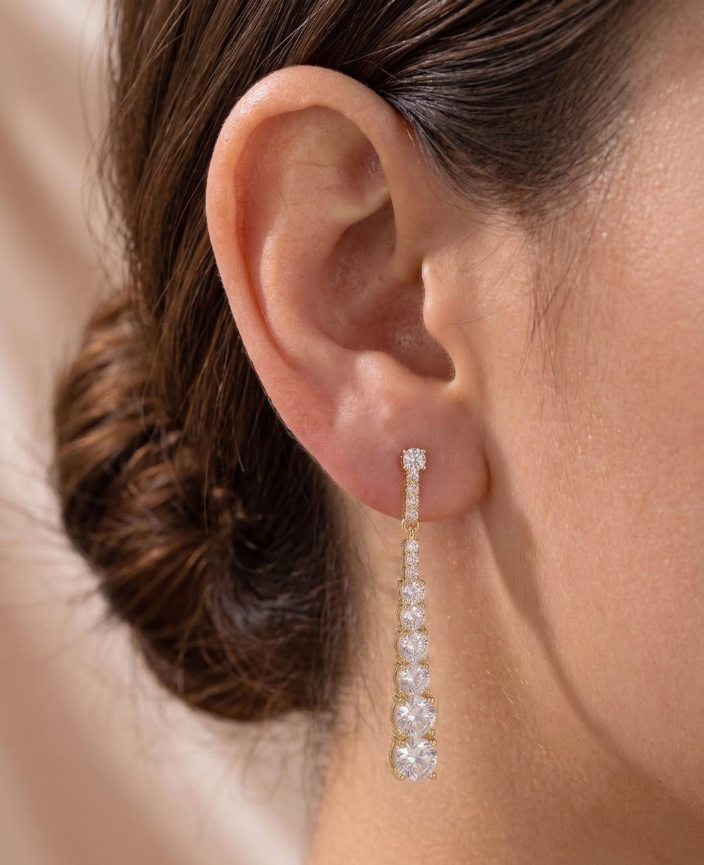 Anti-Tarnish Western AD Earrings
