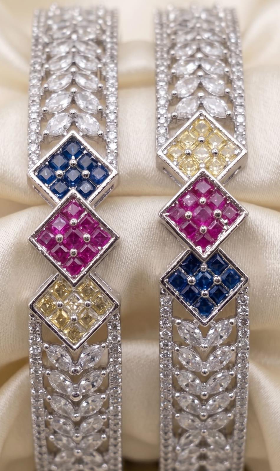 Ruby Sapphire Citrine Radiance Bangles