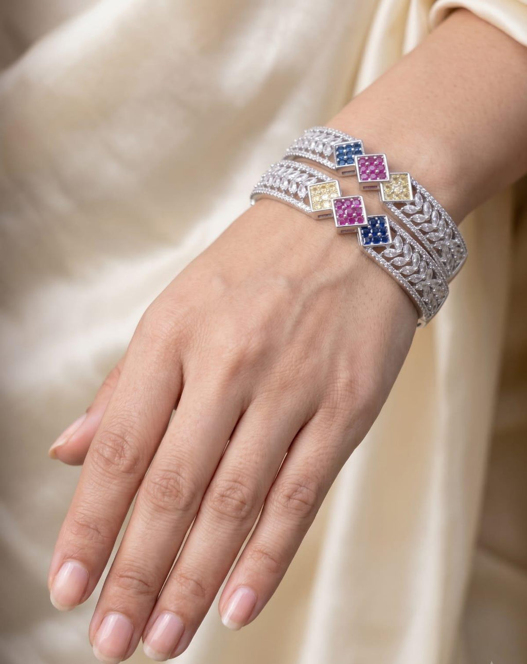 Ruby Sapphire Citrine Radiance Bangles