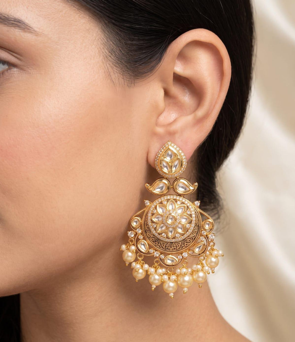 Royal Heritage Kundan Earrings