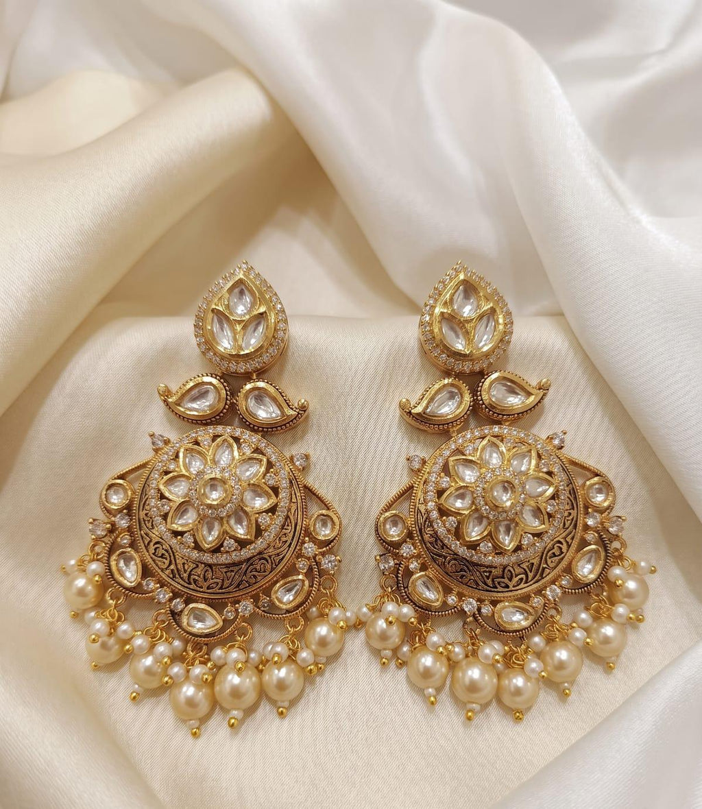 Royal Heritage Kundan Earrings