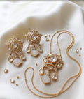 Regal Mother of Pearl Kundan Set