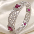 Rani Pink American Diamond Bangles