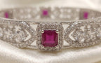 Rani Pink American Diamond Bangles