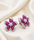 Ruby Radiance American Diamond Studs