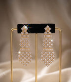 Diamond Cascade Necklace Set