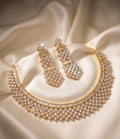 Diamond Cascade Necklace Set