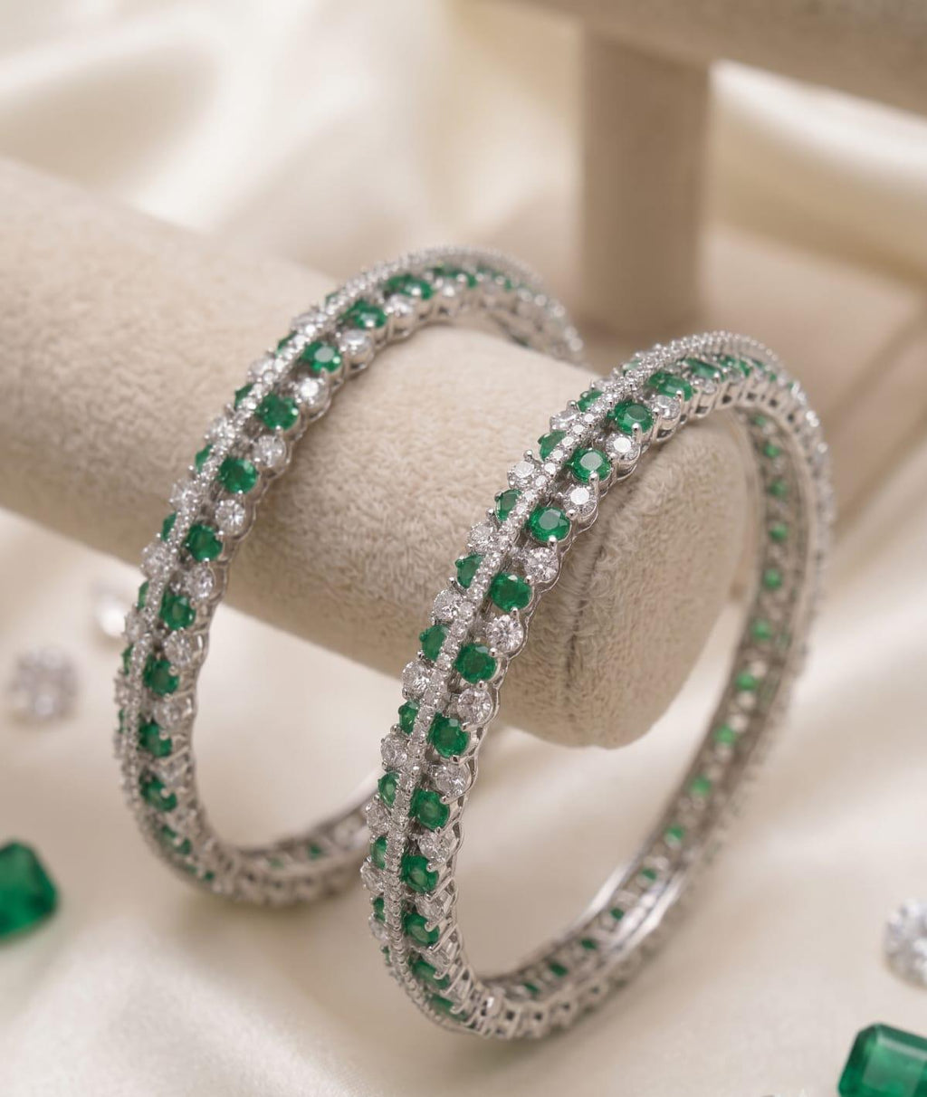 Evergreen Elegance Bangles