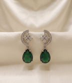 Emerald Cascade AD Necklace Set