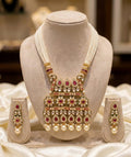 Royal Pearl & Polki Kundan Long Necklace Set