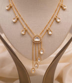 Premium Carat Polish Moissanite Kundan Set
