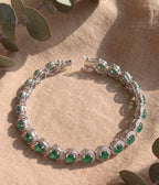 Imported Emerald Tennis Bracelet