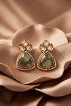 Marble Grace Kundan Earrings