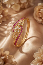 Ruby Bloom American Diamond Bracelet