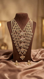 Royal 5 Layer Pearl Kundan Mala