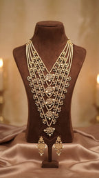 Royal 5 Layer Pearl Kundan Mala