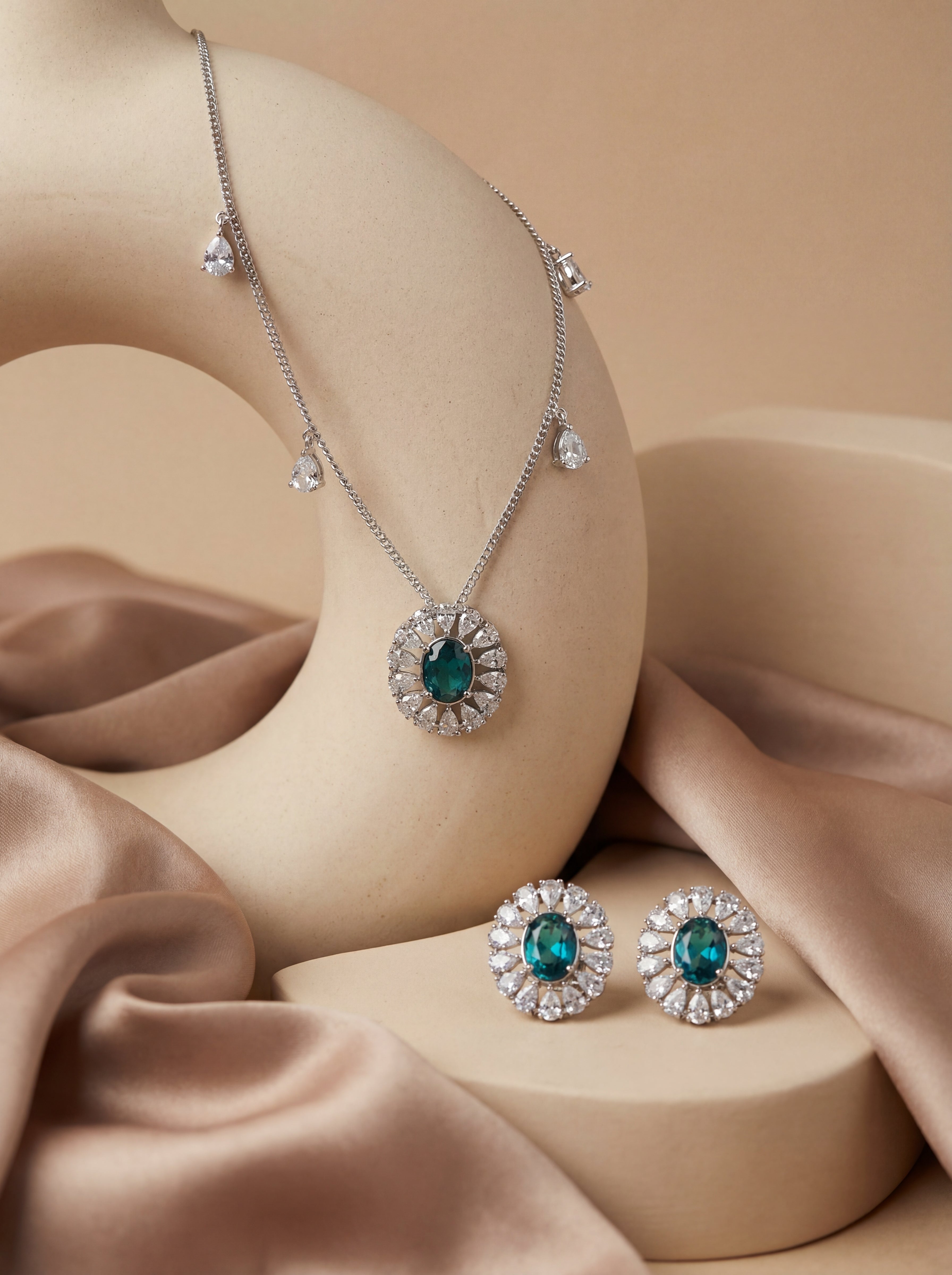 Emerald Radiance Swarovski Crystal Set