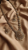 Dual-Tone Silver Replica Heirloom Necklace Set