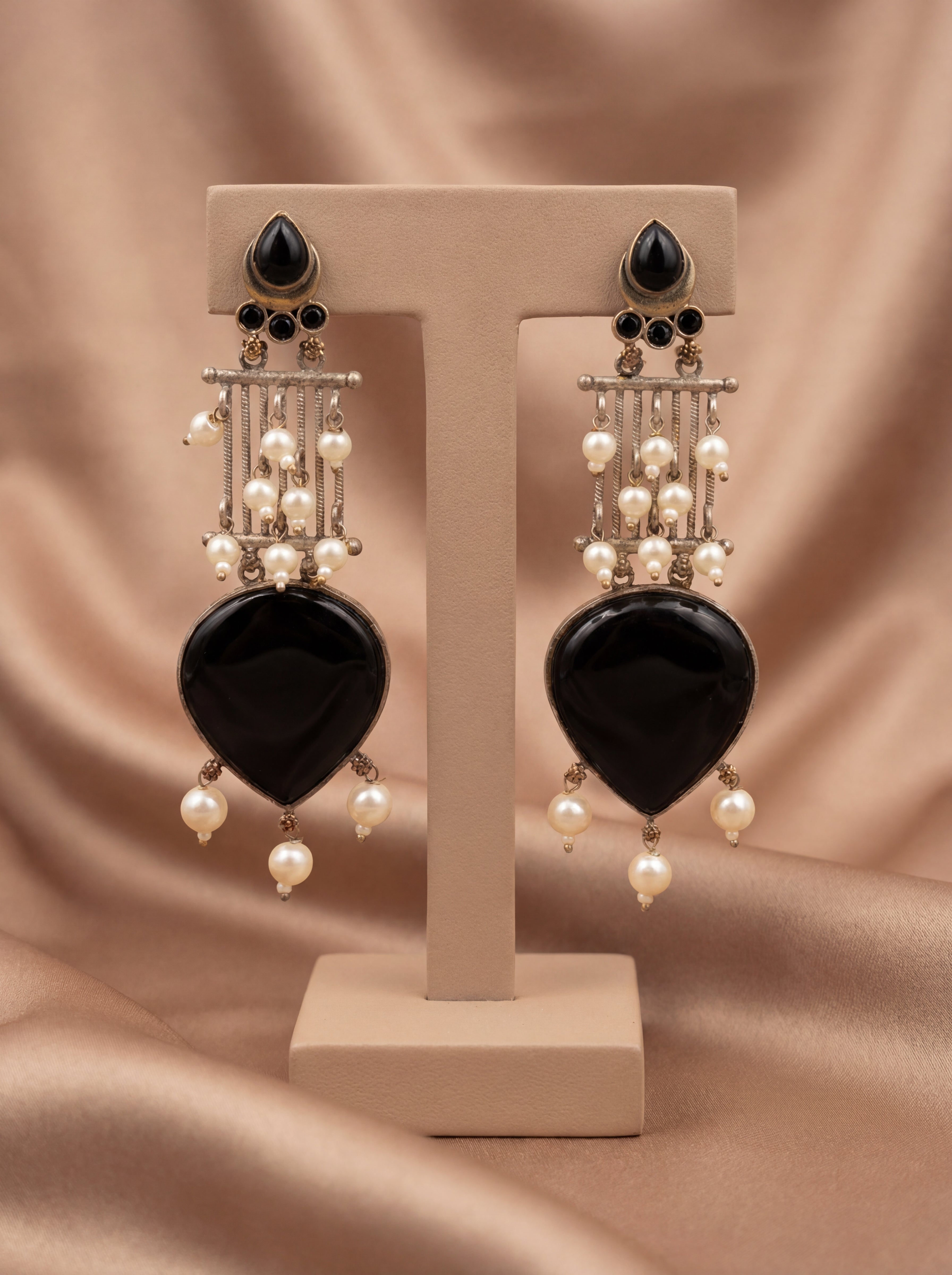 ✨ Classic Pearl Drop Silver Replica Earrings ✨