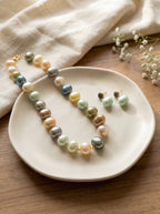 Elegant High-Quality Malaysian Pearl Necklace Set