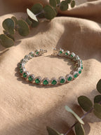 Imported Emerald Tennis Bracelet