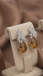 American Diamond & Swarovski Crystal Drop Studs